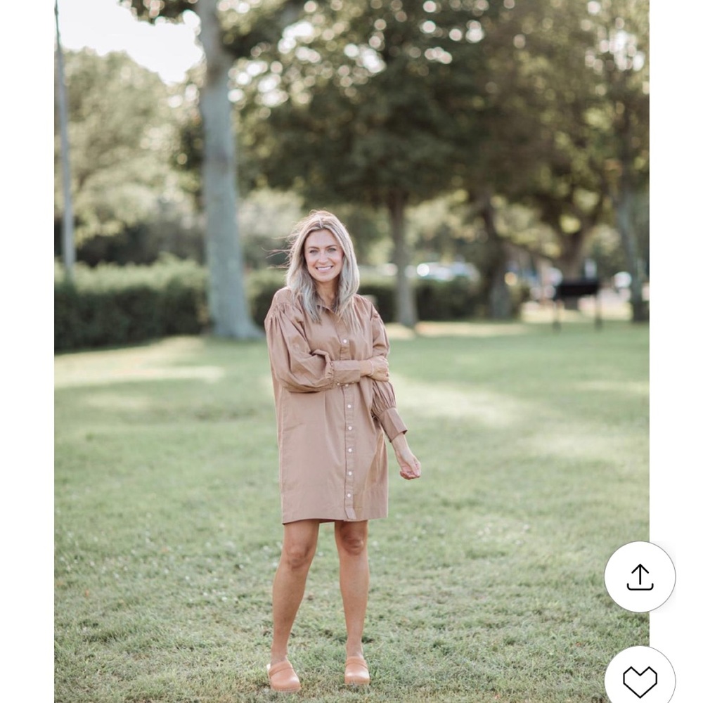 Button up dress